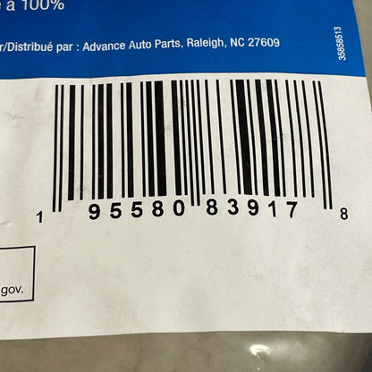 Carquest Wearever BHA31668 Brake Hose Assembly EPDM Black, Male–Female Ends