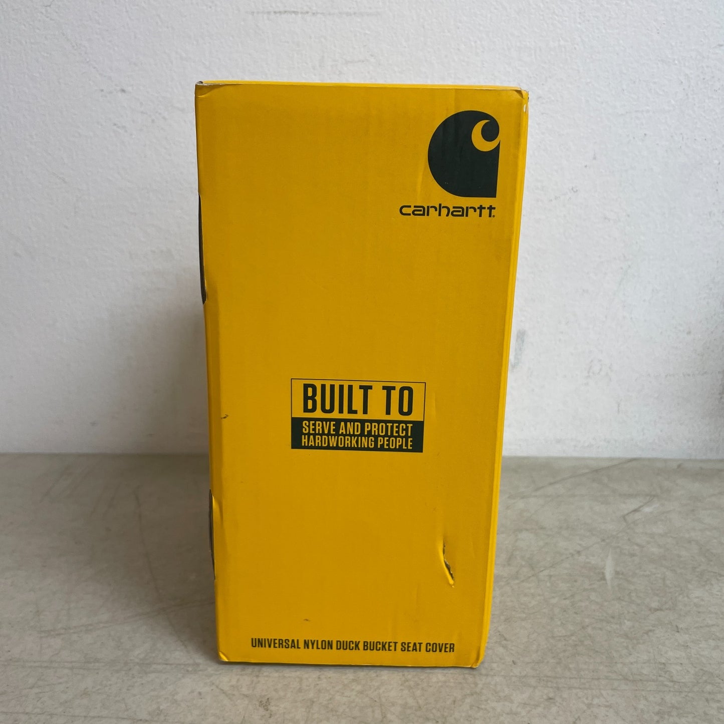 Carhartt Universal Black Seat Cover Single Bucket Nylon Duck Rain Defender Dura