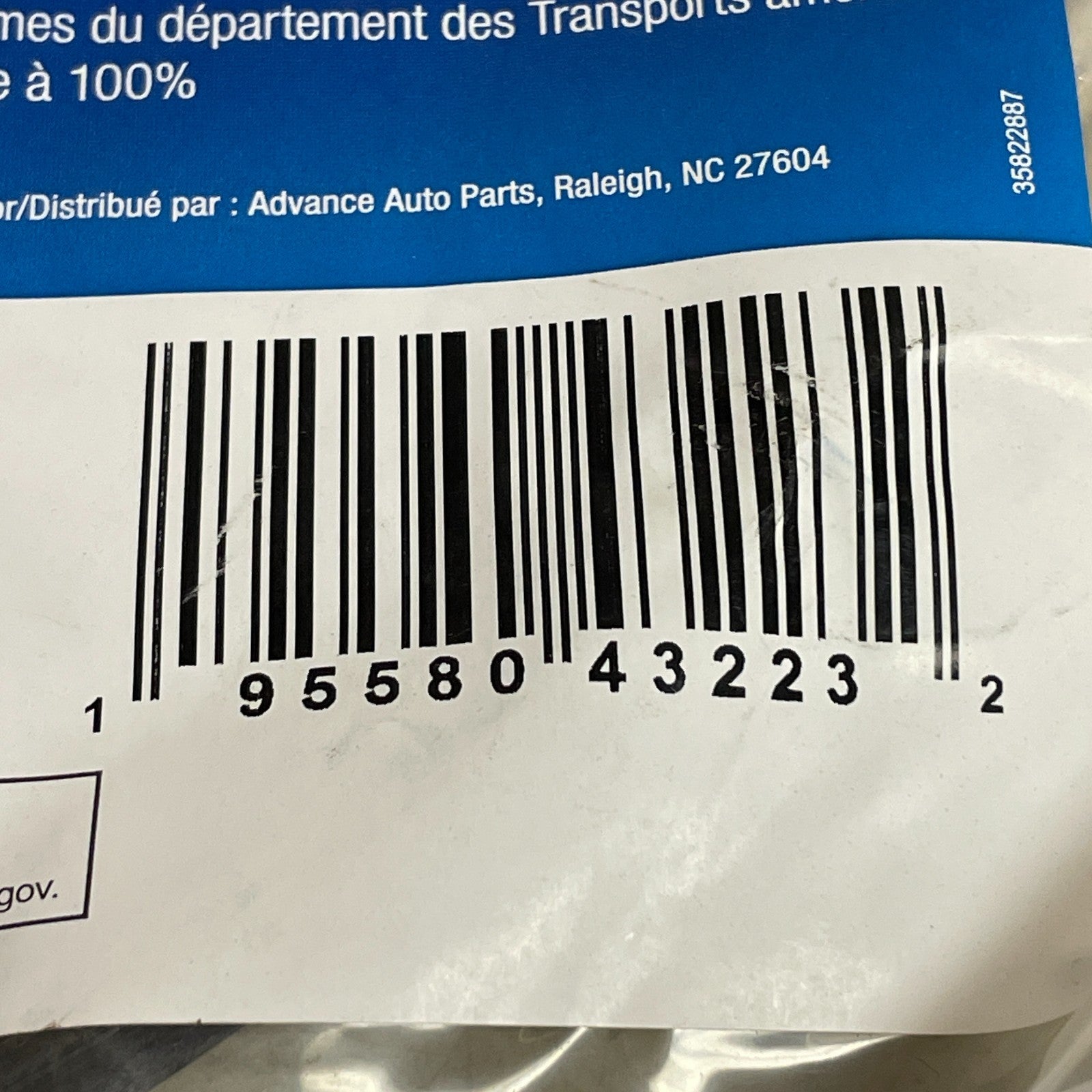 Carquest BHA38106 Premium 17" Flexible Brake Hose Assembly w/ Copper Washers