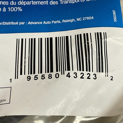 Carquest BHA38106 Premium 17" Flexible Brake Hose Assembly w/ Copper Washers