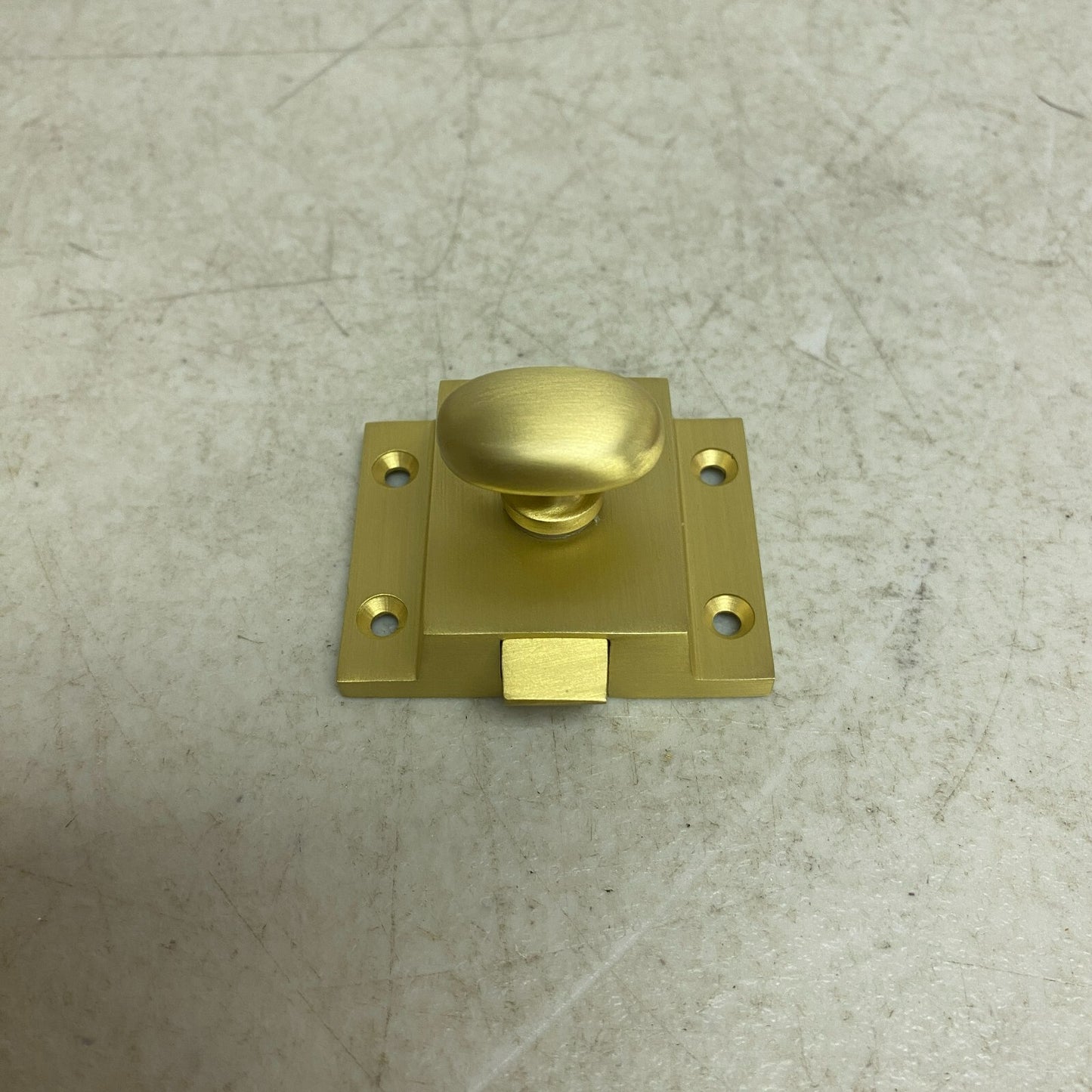 Pitkin Brass Cabinet Latches with Oval Knob SH553088SB