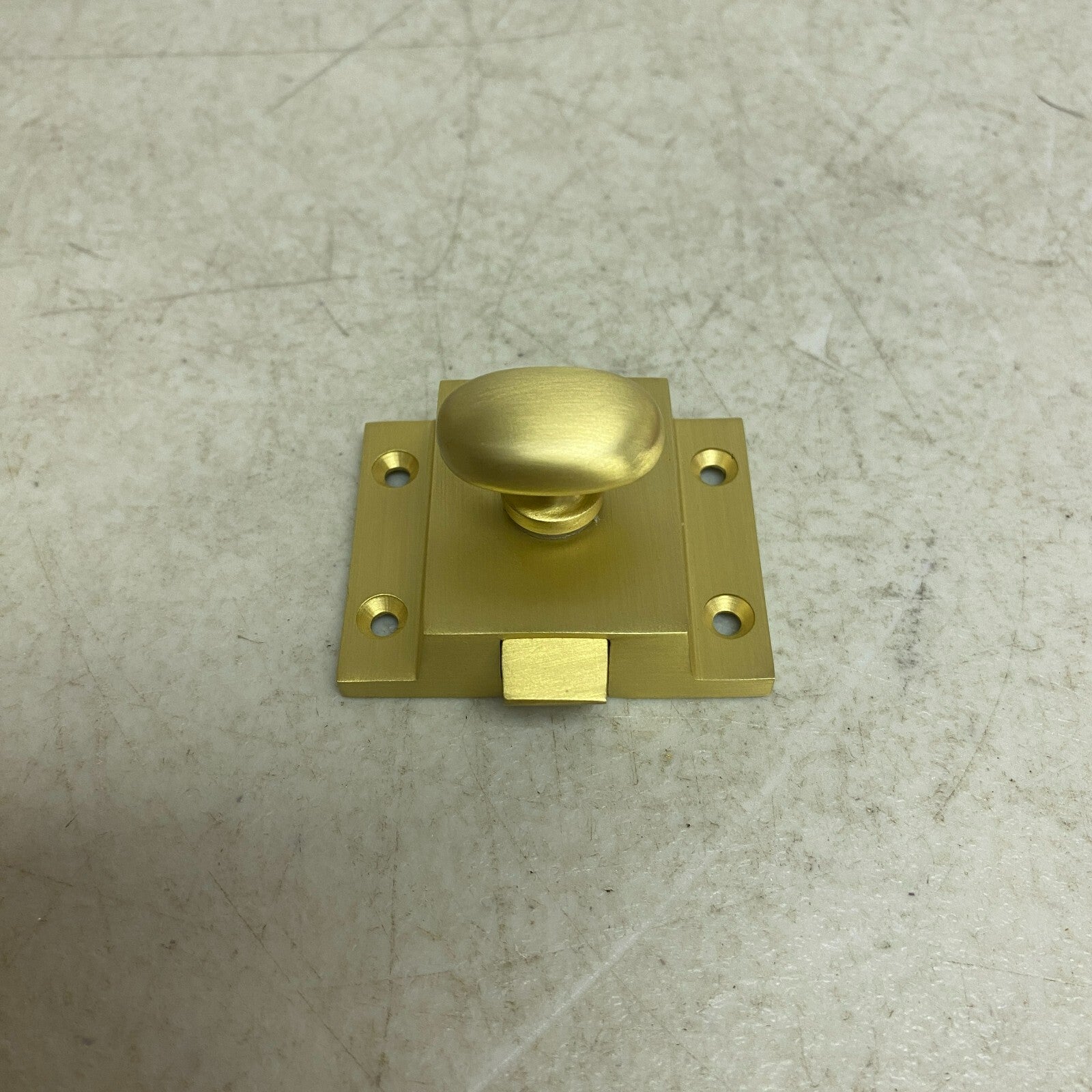 Pitkin Brass Cabinet Latches with Oval Knob SH553088SB