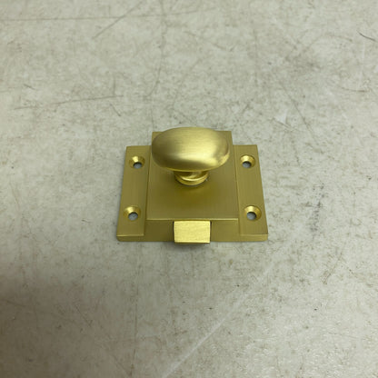 Pitkin Brass Cabinet Latches with Oval Knob SH553088SB