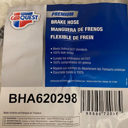 Carquest Wearever BHA620298 Brake Hose Assembly fits 02-07 Mitsubishi Lancer