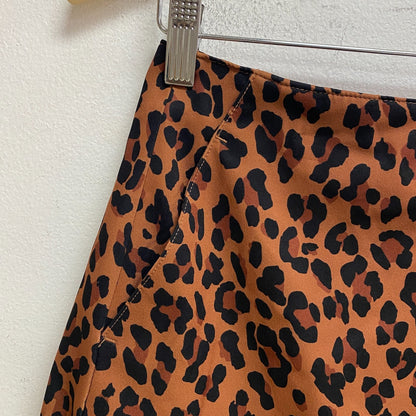 Lady Hagen 17" Trendy Wrap Skort Classic Leopard Hazel WGH37003 Brand New