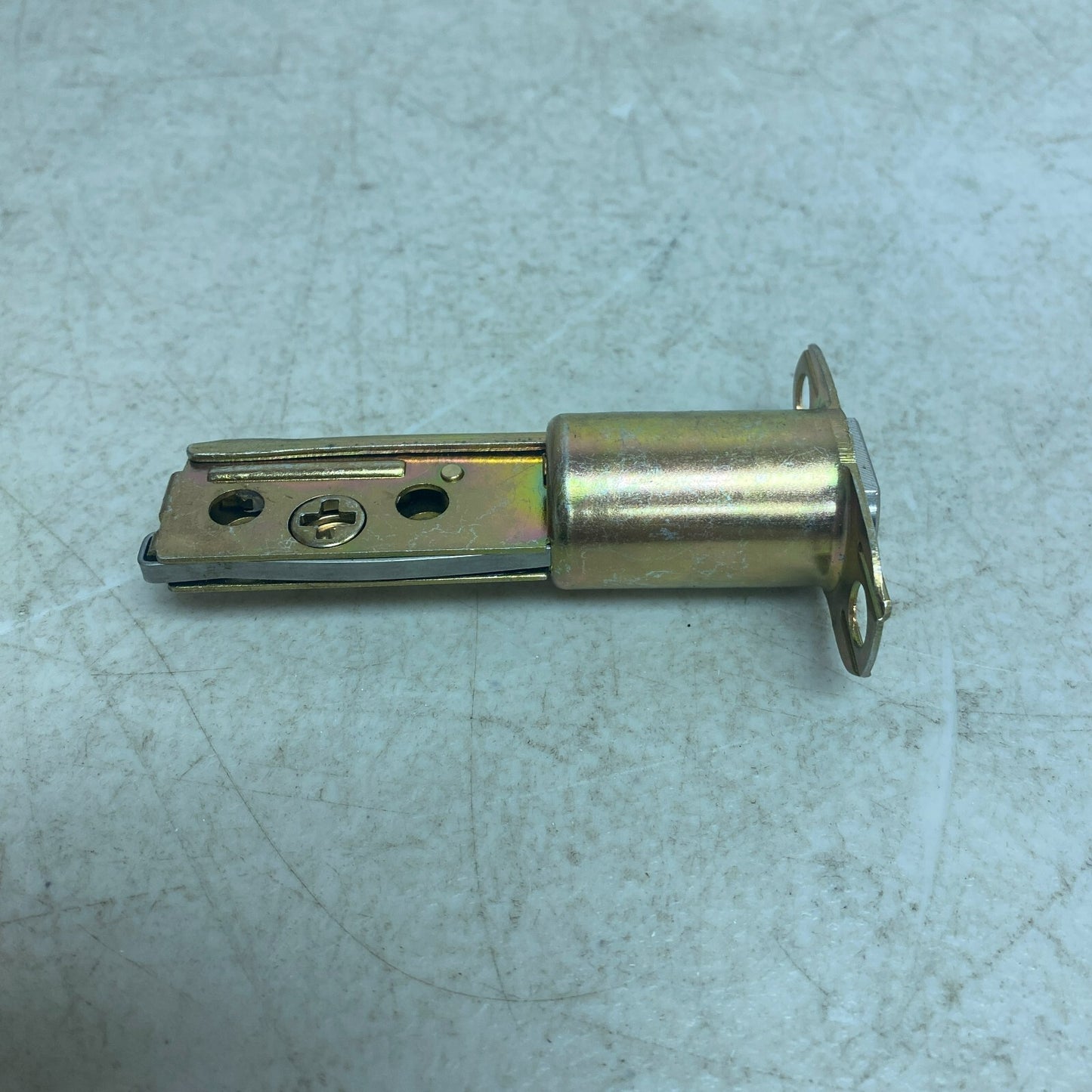 Signature Hardware Deadbolt 2-3/4'' Latch Set - Satin Brass