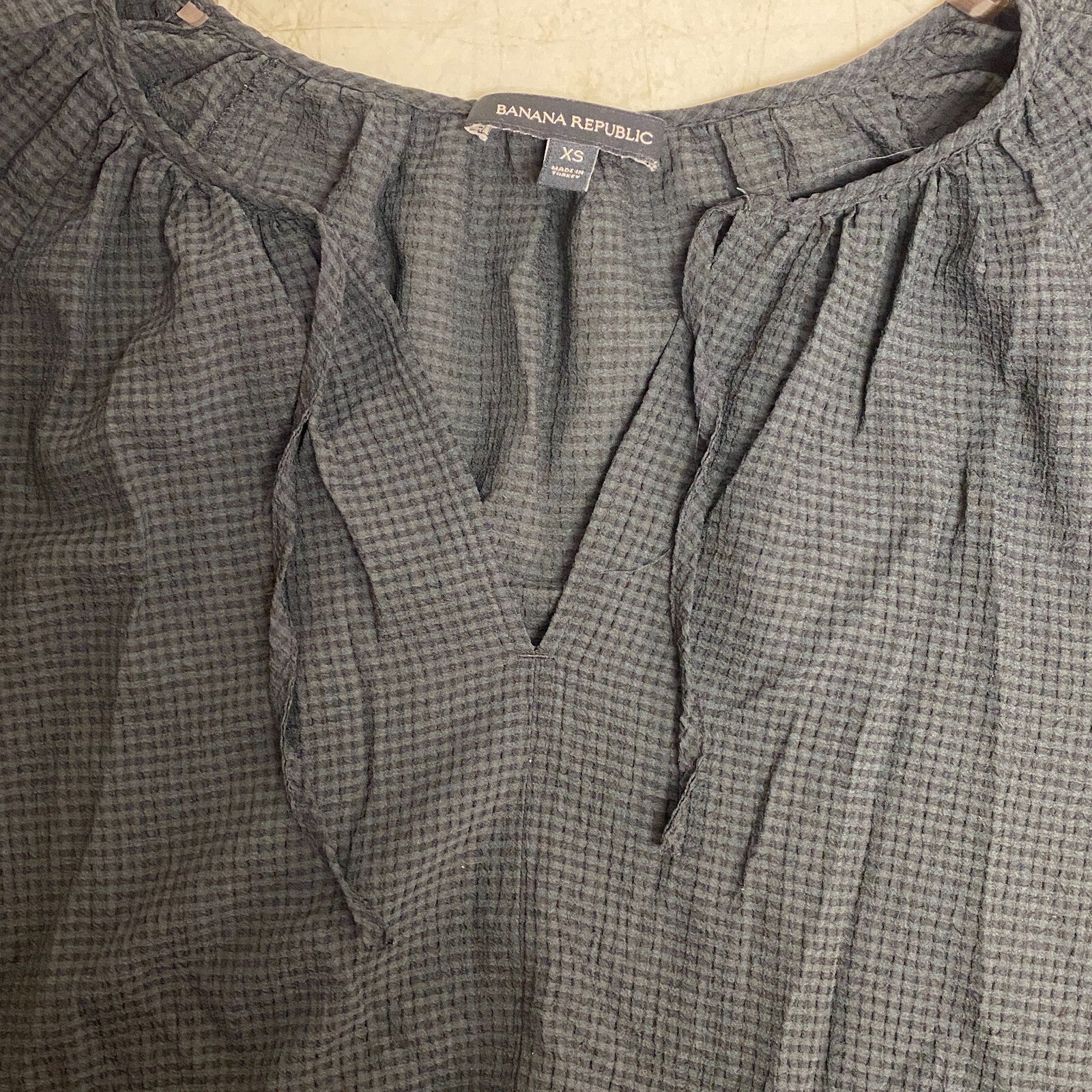 Banana Republic Factory Women’s Waffle Dress Size XS Fit & Flare Black