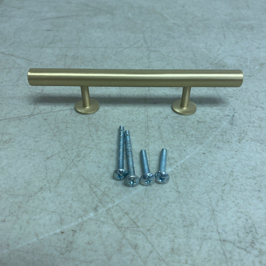 Signature Hardware 6" Diehl Adjustable Round Brass Drawer Pull - Satin Brass