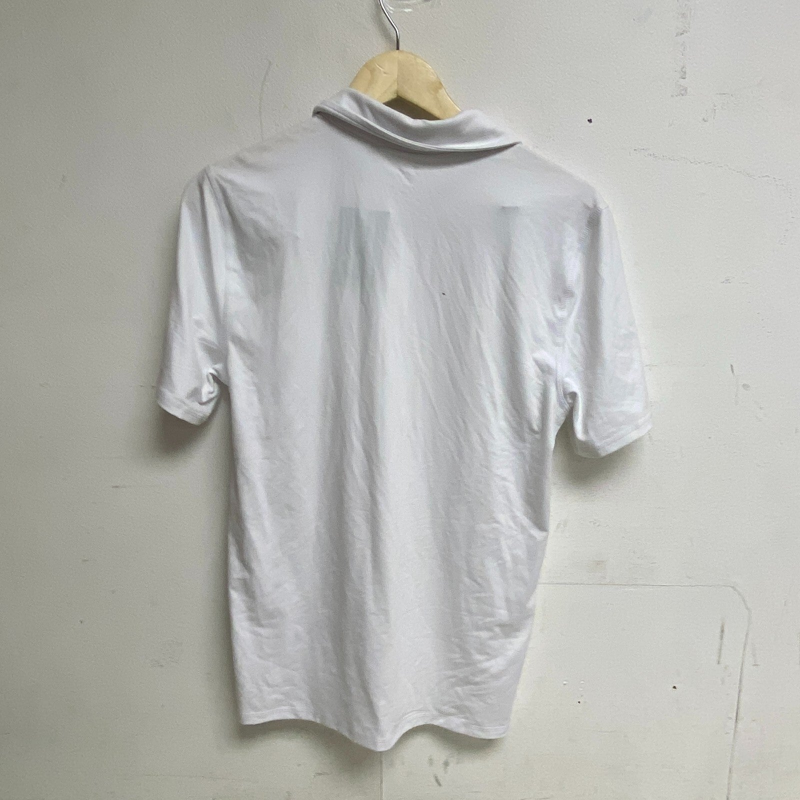 DSG Mens 365 Short Sleeve Polo Pure White Solid Summer Stylish DAM13112