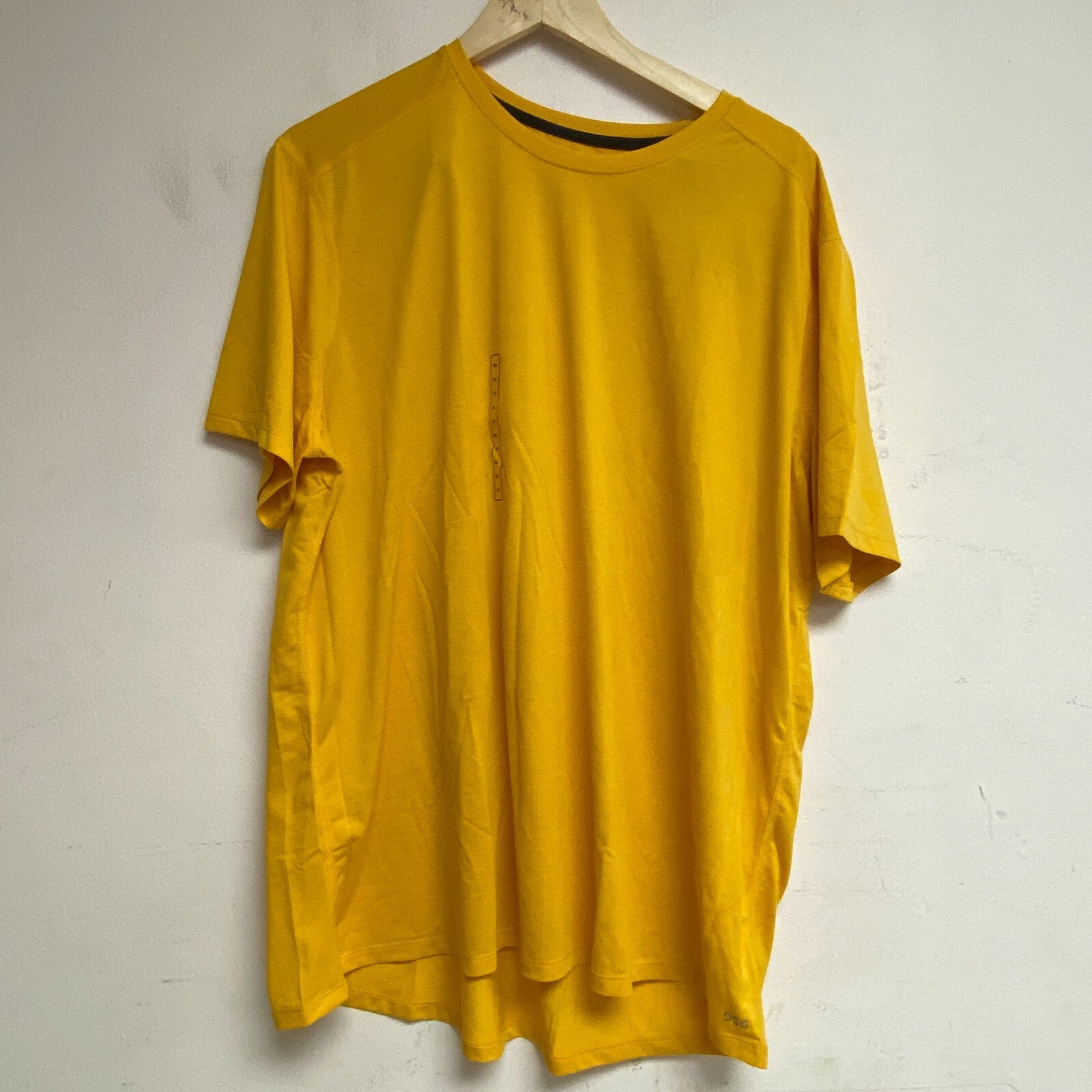 DSG Men's All Out Performance Short Sleeve T-Shirt Deep Yellow/Darkr Deep Yellow