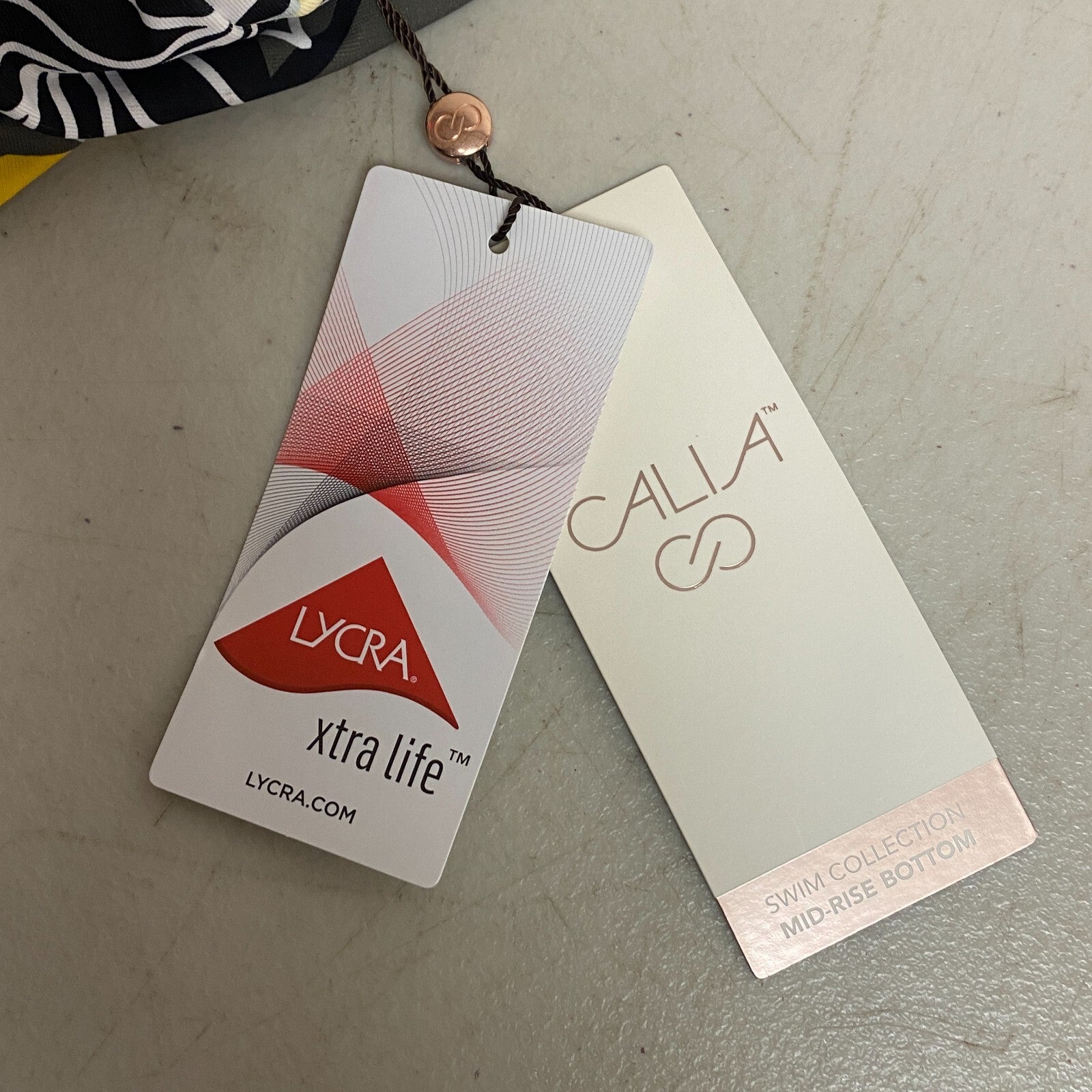 Calia Women's Wide Banded High Leg Floral Swim Bottoms Multi Palm WSA23414PRT