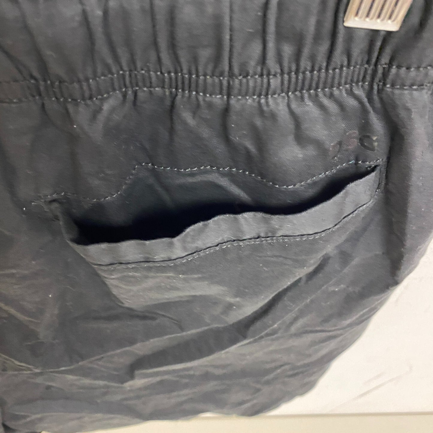 DSG 6" Men's Casual Cotton Short Pure Black Solid  DAM13135