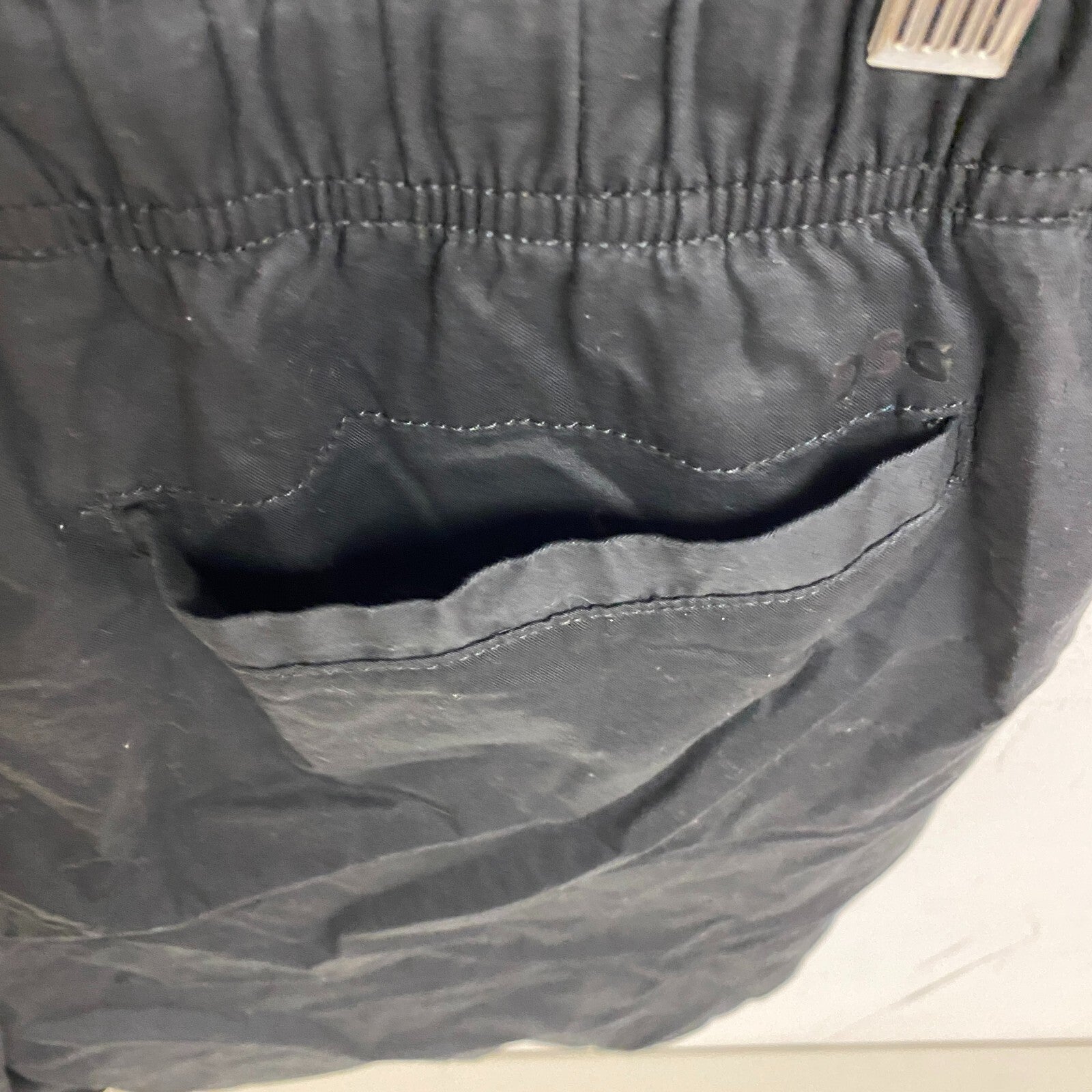 DSG 6" Men's Casual Cotton Short Pure Black Solid  DAM13135