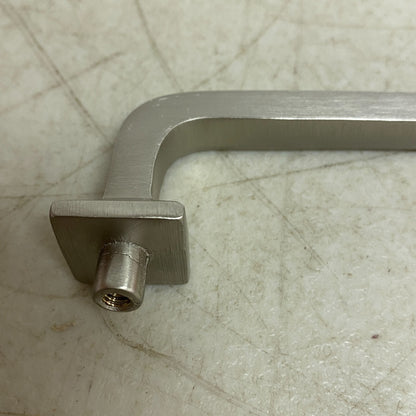 Signature Hardware 6" Klein Solid Brass Cabinet Pull - Brushed Nickel