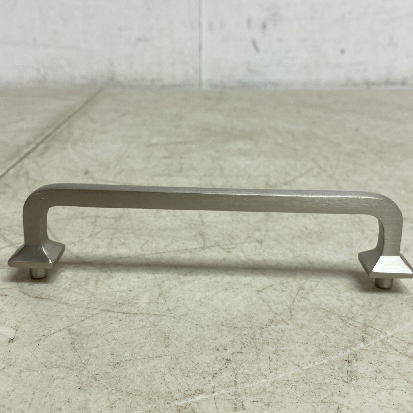 Signature Hardware 6" Klein Solid Brass Cabinet Pull - Brushed Nickel