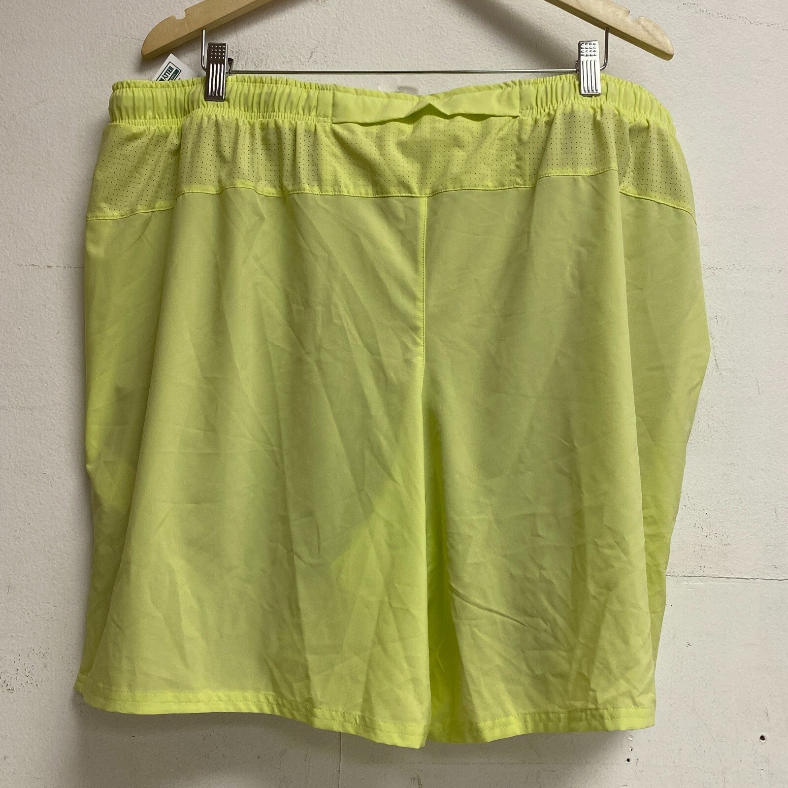 DSG Men's 7" 2-in-1 Stride Run Shorts Fresh Lime/Light Charcoal DAM12208HL
