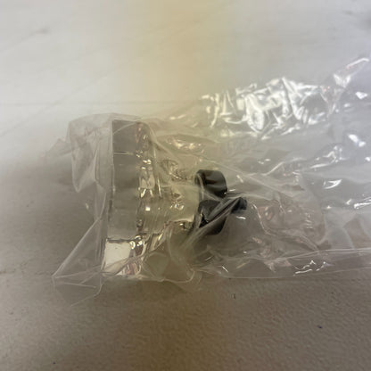 Amerock Glacio 1‑3/8″ Clear/Black Bronze Square Cabinet Knob BP36653CBBR