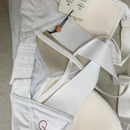 Calia Women's Made To Move Doublestrap Bra Medium Support Pure White WAX17206X
