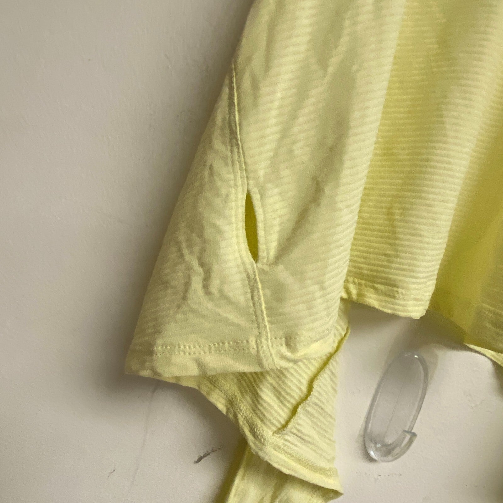 Calia Women Crop Wrap & Tie Tank Lemon Sorbet Solid Sleeveless WAX11234