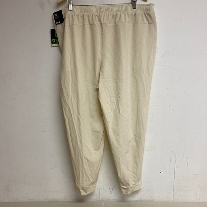 DSG Men's Training Agility Woven Jogger Athletic Fit Elastic Waist Light Sand