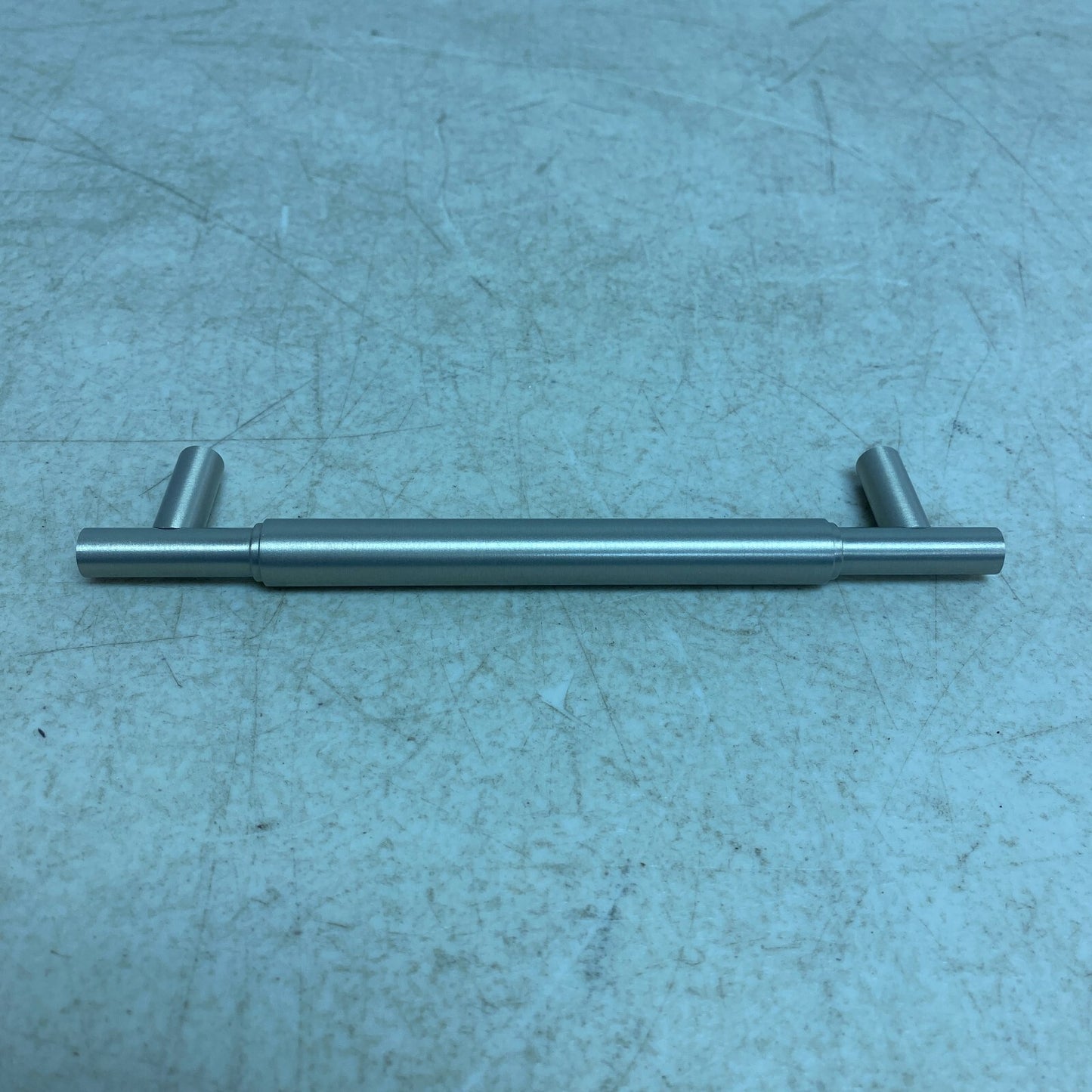 Signature Hardware 6" Colmar Solid Brass Cabinet Pull - Brushed Nickel