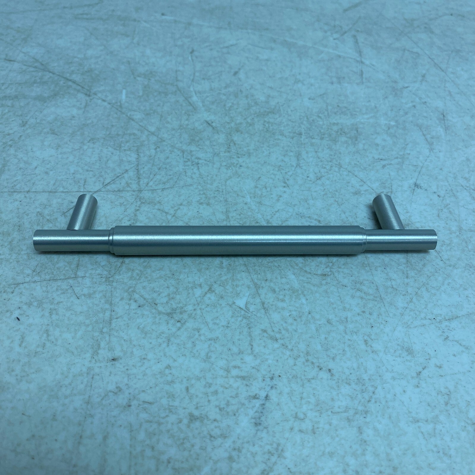 Signature Hardware 6" Colmar Solid Brass Cabinet Pull - Brushed Nickel