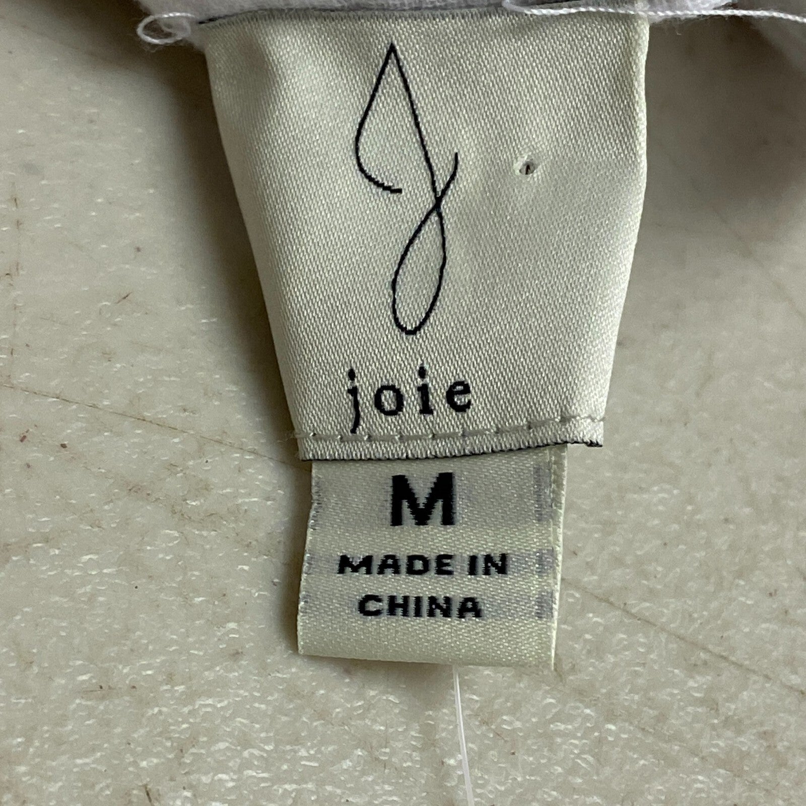 Joie White Gaze Boho Tank Top Button Back Thick Strap Casual Shirt Size Medium