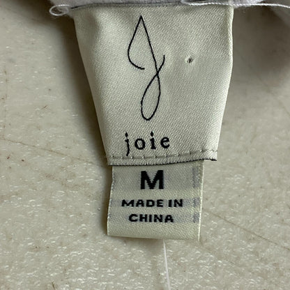 Joie White Gaze Boho Tank Top Button Back Thick Strap Casual Shirt Size Medium
