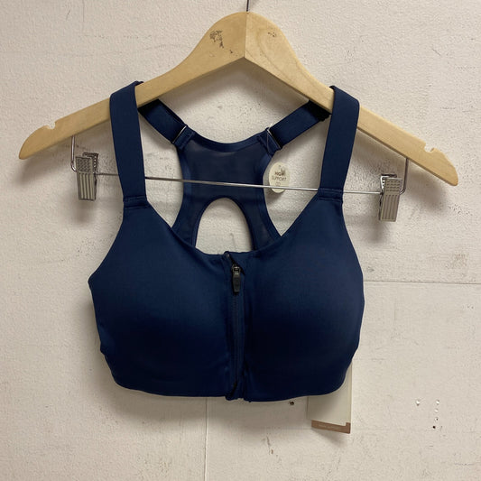 Calia Women High support Go All Out Zip Front Bra Ardosia Slate WAX17103 New