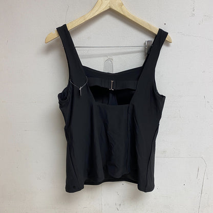 Calia Women's Slims & Smooths Swim Power Sculpt Tankini Pure Black WSA22303WP