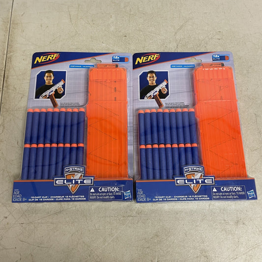 Official Nerf N-Strike Elite Series 18-Dart Quick Reload Clip/Magazine 2-Pack