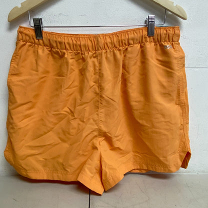 DSG Women's Notched Woven Shorts Light Orange DAW13108  BRAND NEW Solid