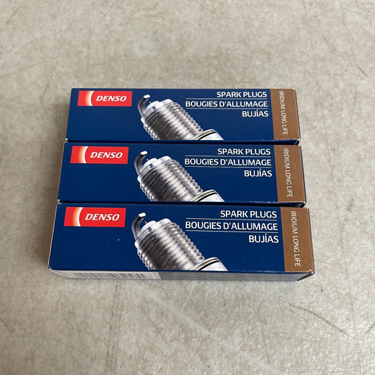 3 Pack DENSO 3457 Iridium Spark Plug FXE24HR11 12mm Pre Gapped Nissan Infiniti