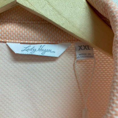 Walter Hagen Women's Jacquard Mesh Short Sleeve Golf Polo Blushing WGH11501S23