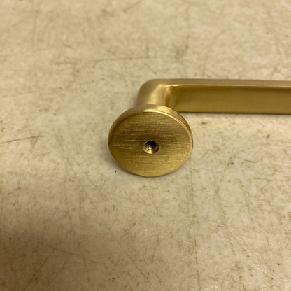 Signature Hardware 4" Belfast Solid Brass Cabinet Pull - Satin Brass