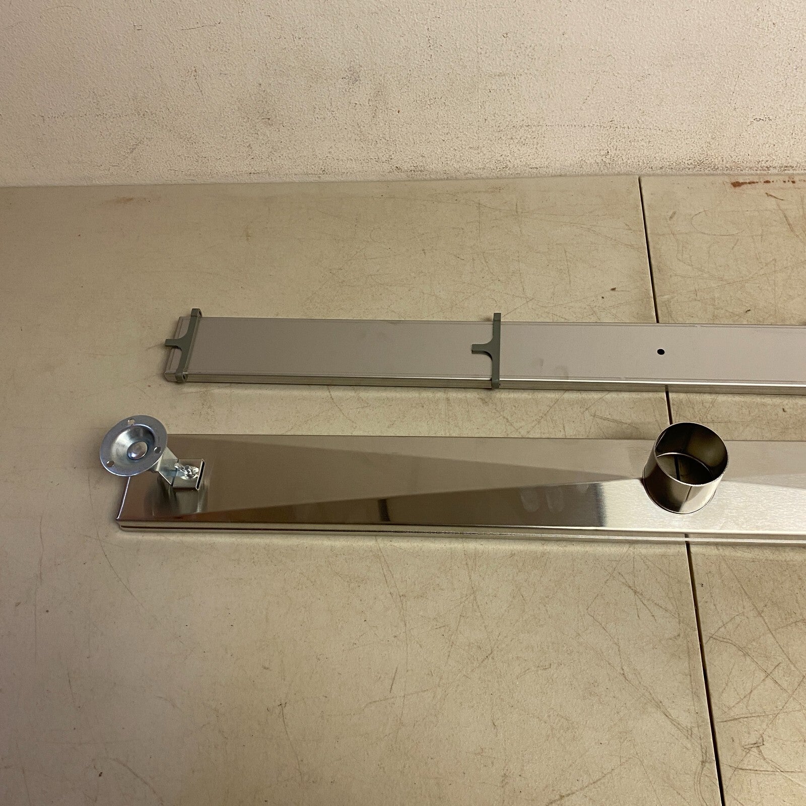 Signature Hardware 36" Cohen Linear Tile-In Shower Drain - Brushed Stainless S..