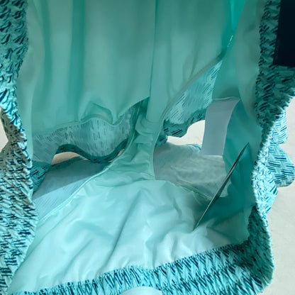 DSG Women's 3" Performance Mid Rise Stride  Run Short Hashtag Teal DAW39320APRTZ