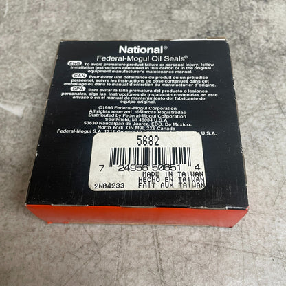 National 5682 Multi Purpose Seal Front Inner Nitrile 1985-1999 Chevrolet P30