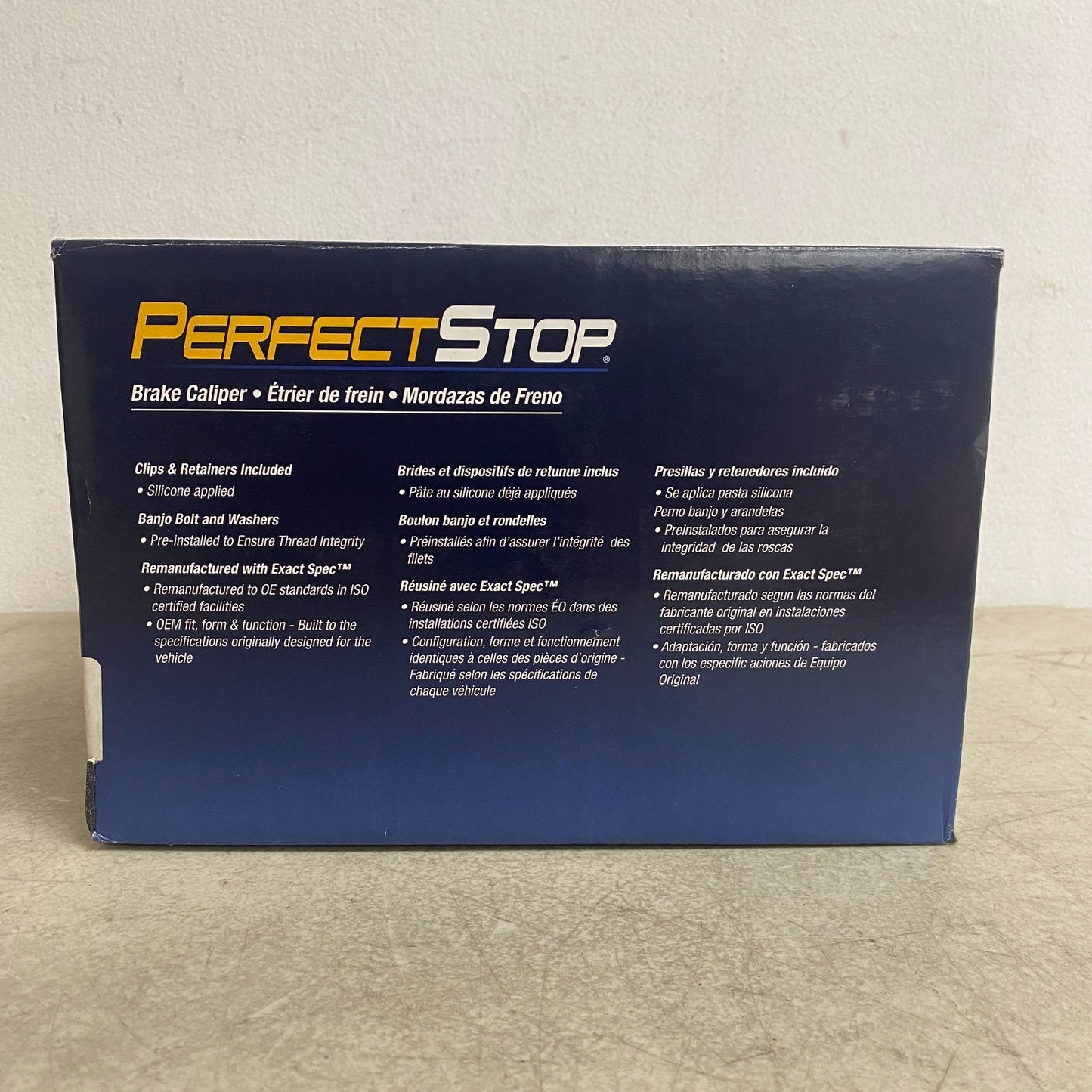 PERFECT STOP 89-00608B Remanufactured Front Brake Caliper w/Bracket & Hardware