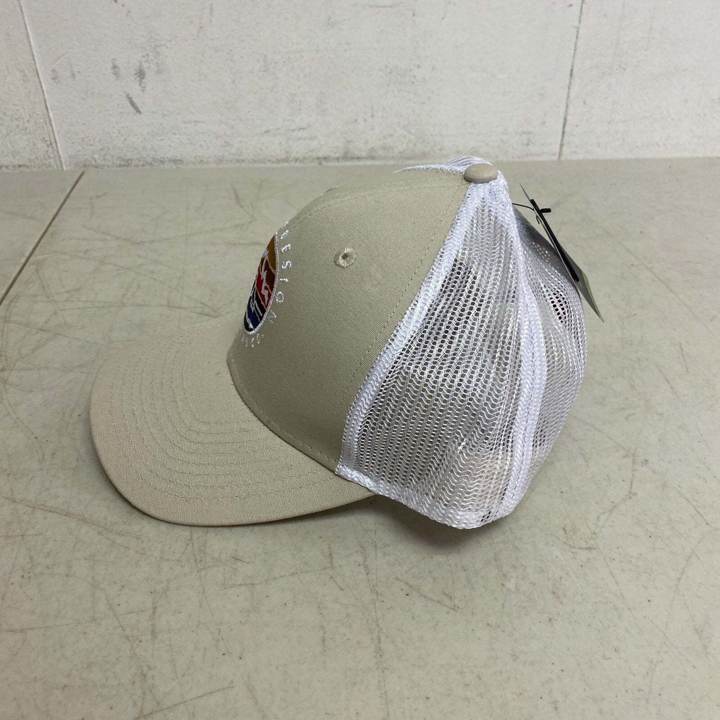 Alpine Design Men's AD Circle Patch Trucker/Mesh Hat Sand One Size OSFA ADM14702