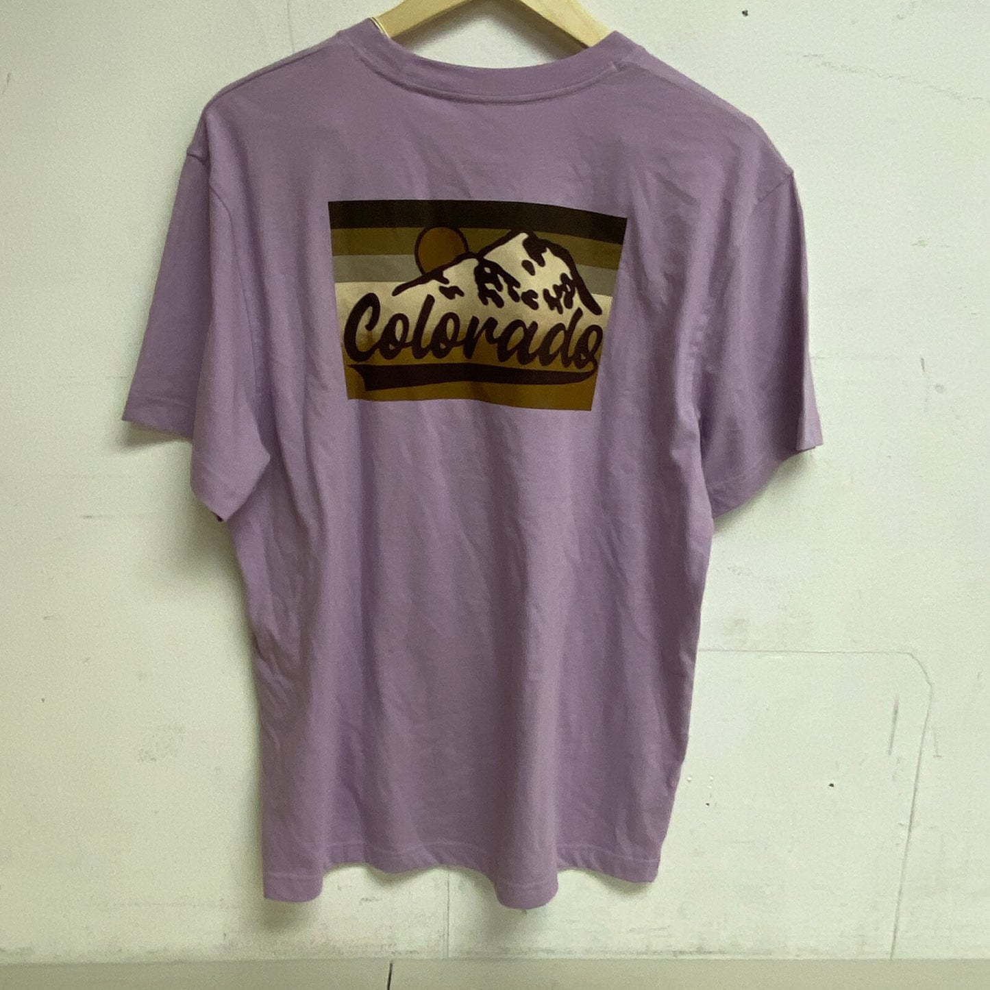 Alpine Design Men's AD M CO Graphic Tee Muted Amethyst Relaxed Fit ADM13102CO