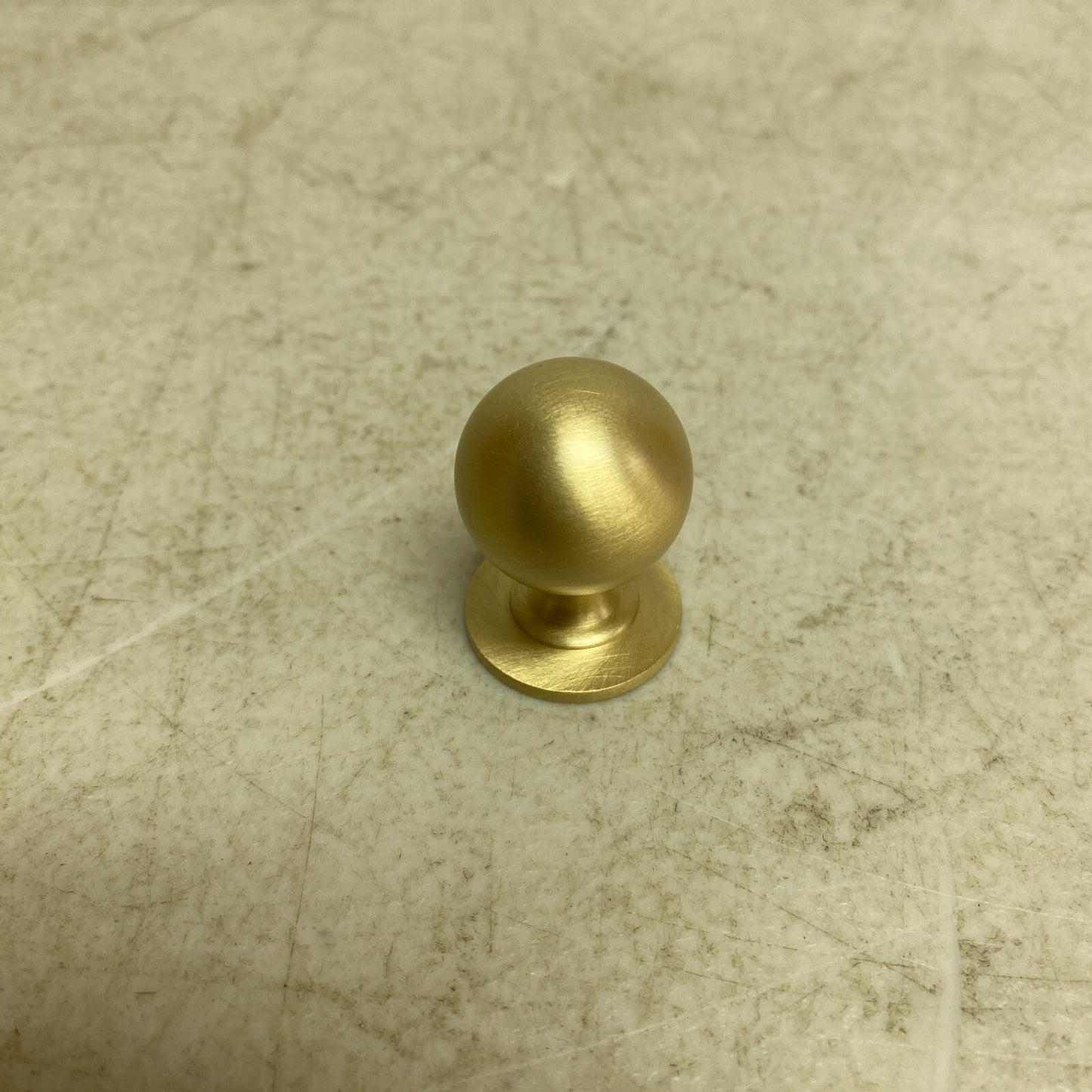 Signature Hardware 1" Rodino Solid Brass Round Cabinet Knob - Satin Brass
