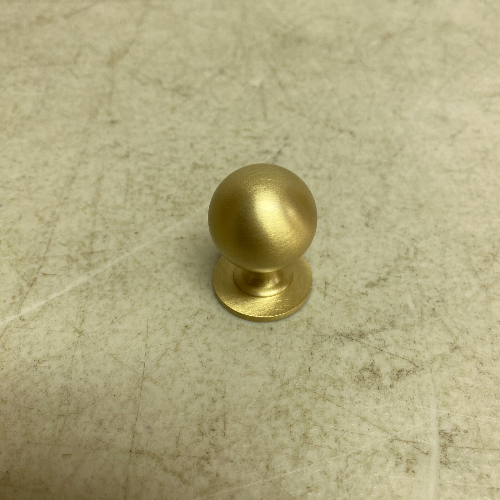 Signature Hardware 1" Rodino Solid Brass Round Cabinet Knob - Satin Brass