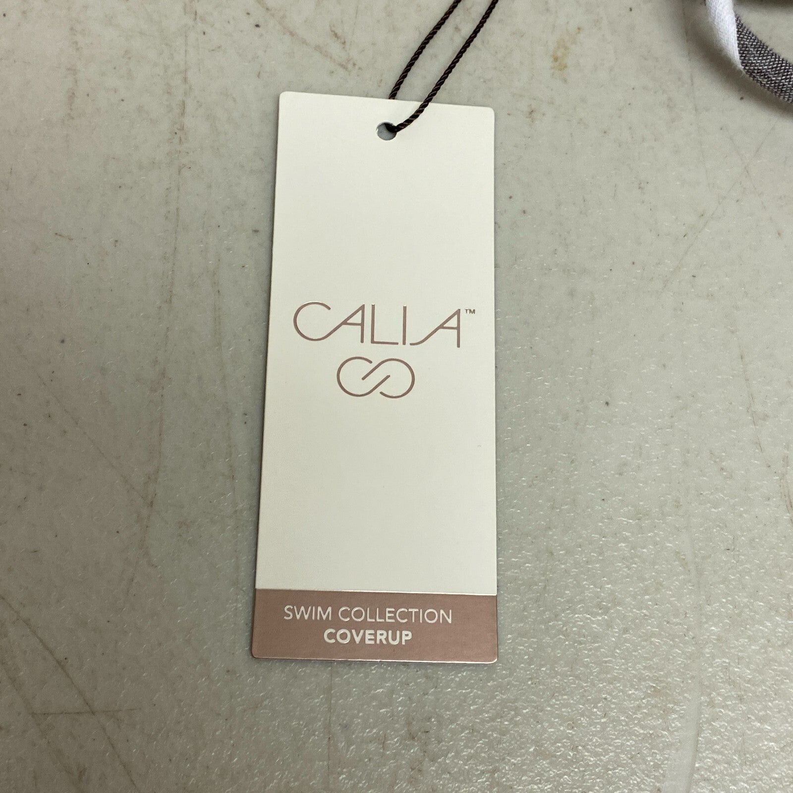 Calia Women Split NK HLTR Mini Coverup Verigated Stripe Stylish WSA23911NS