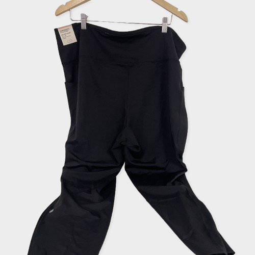 Calia Womenâs PowerMove 7/8 Pocket High Rise Legging Pure Black WAX32257WP