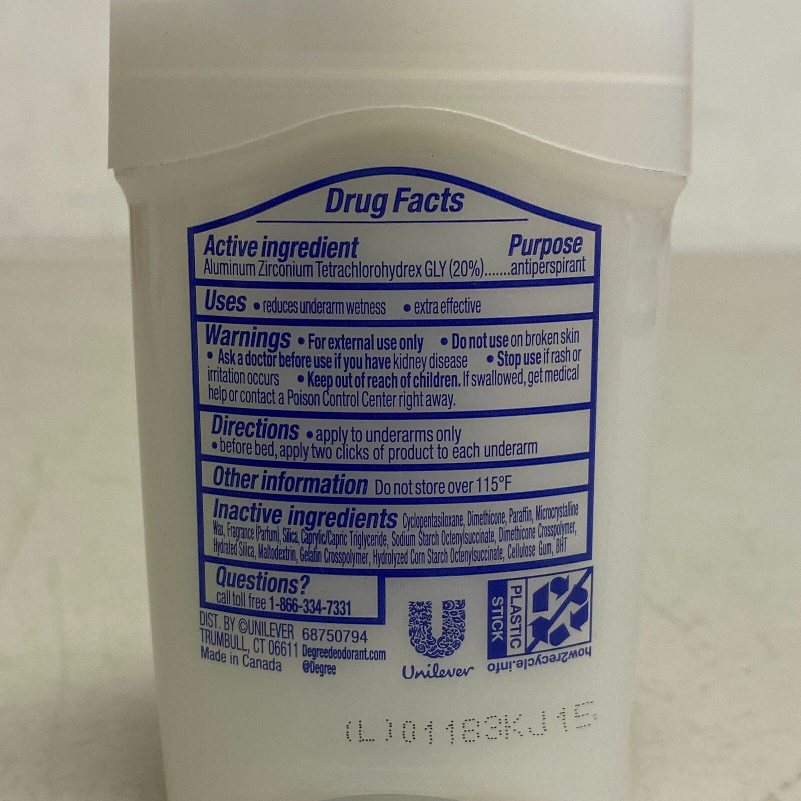 Degree Clinical Protection Antiperspirant Deodorant 72-Hour Sweat & Odor Pro,,,,