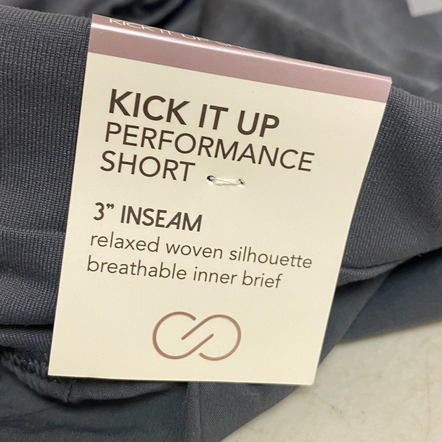 Calia Womens 3 in Kick It Up Short Carbon Grey Relaxed Fit Stylish WAX12370