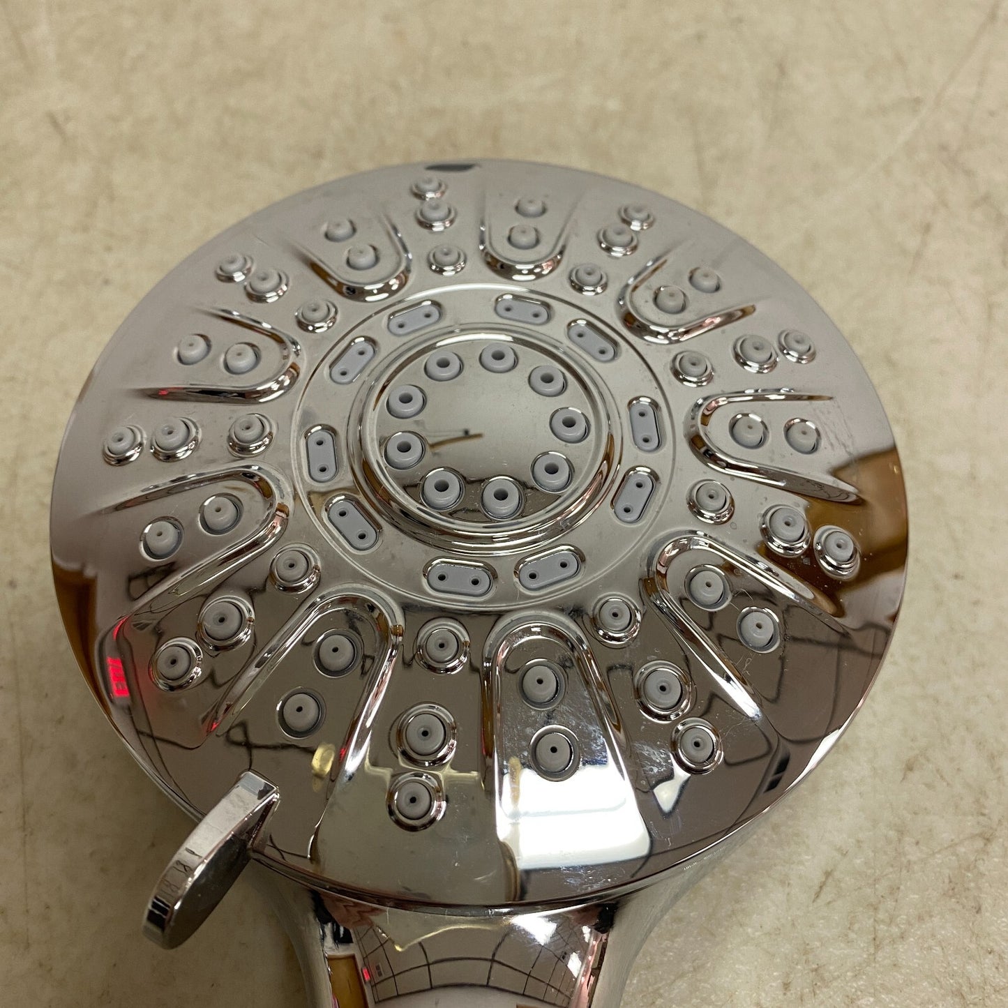 allen + roth Nevis 6-Settings Chrome 5-in Round Dual/Combo Shower Head 1.8 GPM