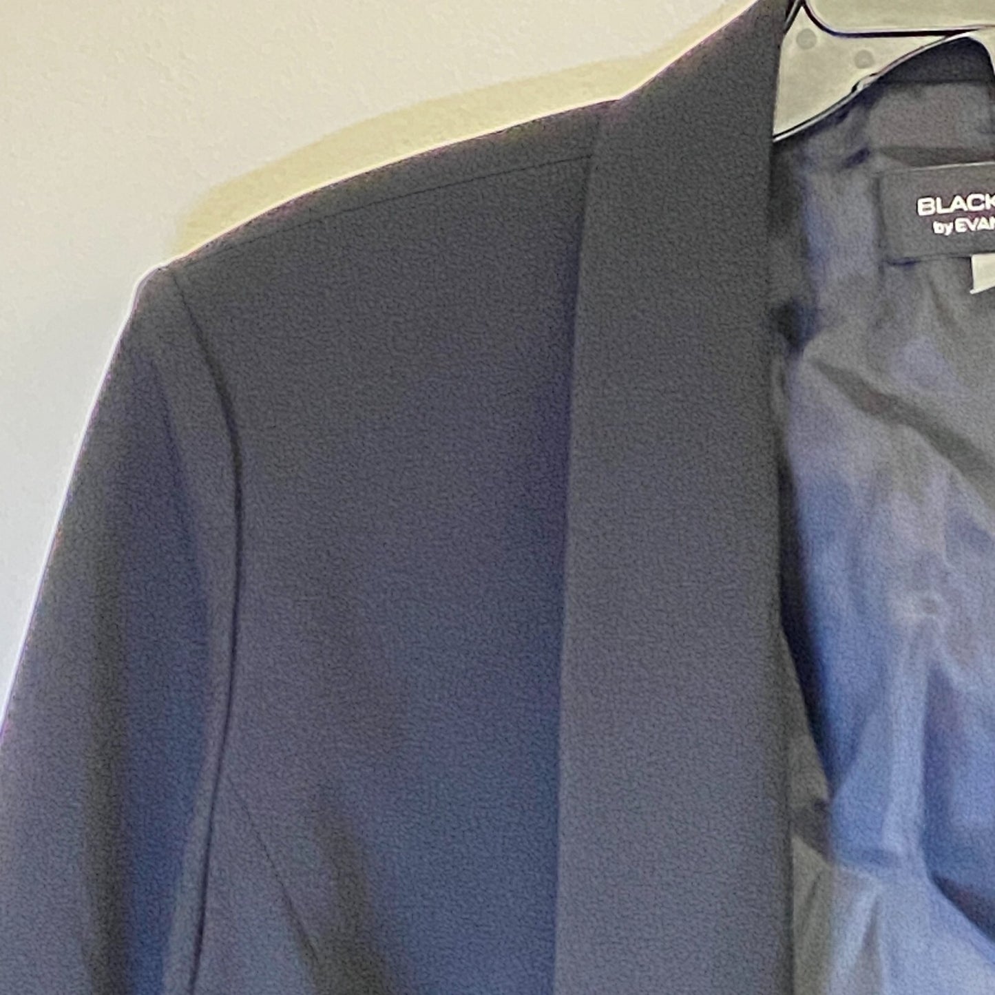 Black Label Women's Pocketless Stretch Blazer Size 16 Color Black *NWT