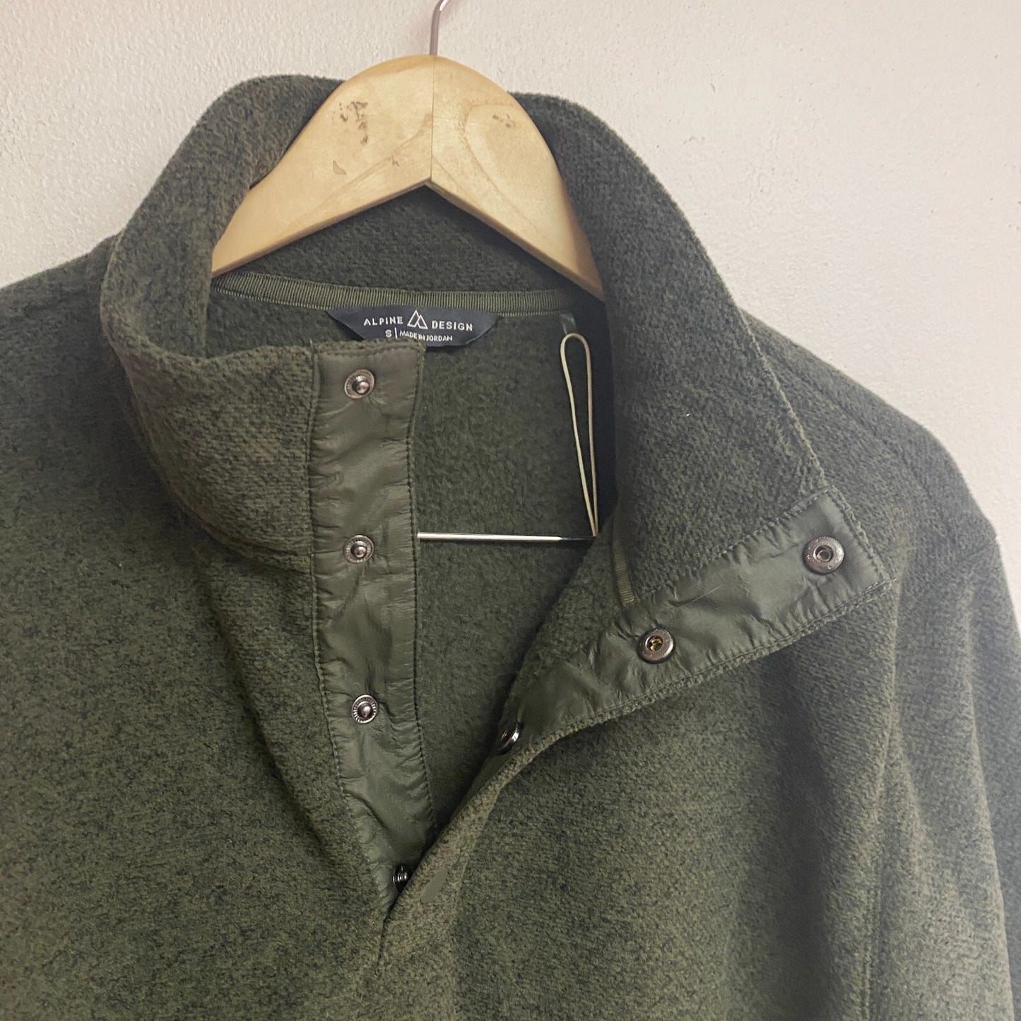 Alpine Design Mens Retreat QRT Snap Fleece Forest Night Heather ADM23603